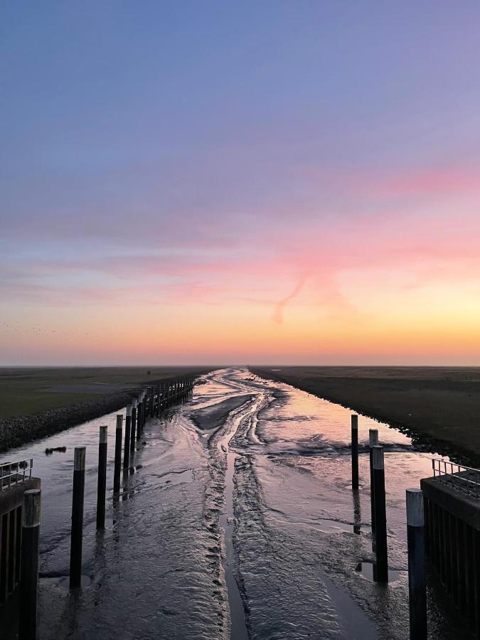 Ferienwohnung „Deichgefluster“ Nahe Der Nordsee Marne 외부 사진